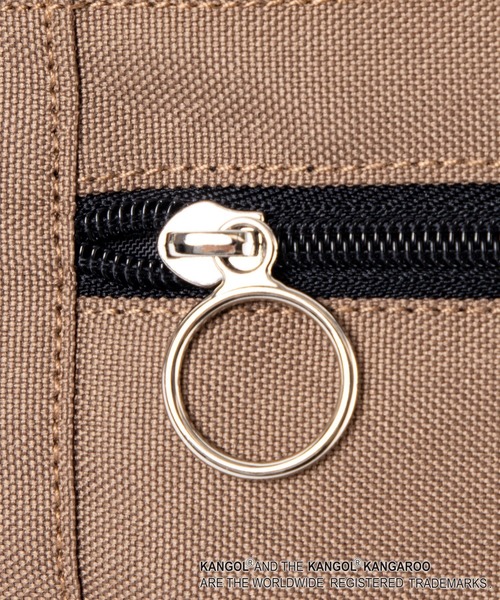 KANGOL（カンゴール）の「∴WEGO/KANGOL SPORT 別注リングロゴウエストバッグ（ボディバッグ/ウエストポーチ・メンズ・ホワイト/ブラック/ベージュ/カーキ/サックスブルー/ライトピンク/ブラウン/ライトパープル・FREE）」の18枚目の写真