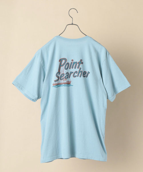 Mollusk（モルスク）の「MOLLUSK: POINT SEARCHER Tシャツ（Tシャツ/カットソー・メンズ・ライトブルー・MEDIUM/LARGE）」の2枚目の写真