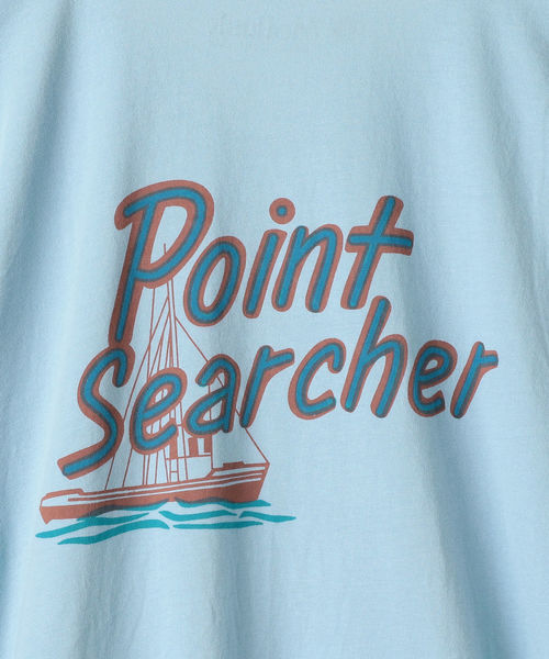 Mollusk（モルスク）の「MOLLUSK: POINT SEARCHER Tシャツ（Tシャツ/カットソー・メンズ・ライトブルー・MEDIUM/LARGE）」の7枚目の写真