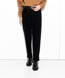 NUMBER (N)INE | TAPERED PLEATED CORDUROY TROUSERS/テーパード ワンタックコーデュロイパンツ(その他パンツ)