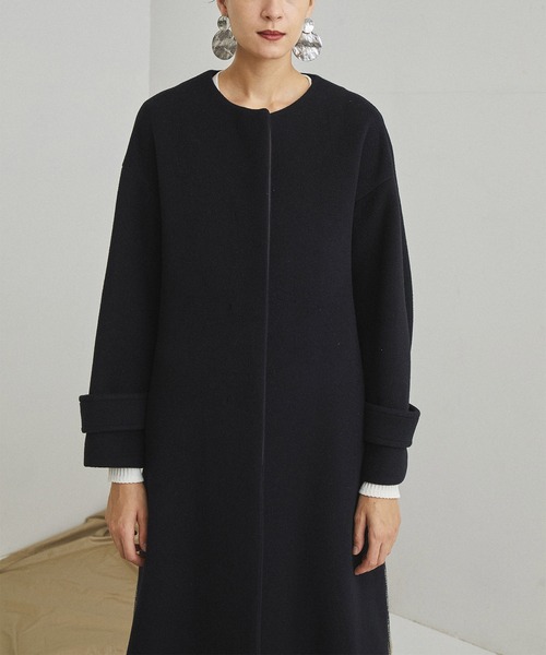 美品✨ UNITED TOKYO バックチェック コート（カーキ×グレンチェック UNITED TOKYO（ユナイテッドトウキョウ）の「バックチェックコート