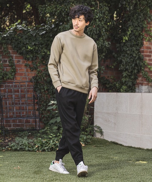 CAMBIO（カンビオ）の「mp8370-Hem Cuffs Melton Easy Pants パンツ（その他パンツ・メンズ・ブラウン/ブラック/チャコール・S/M/L）」の4枚目の写真