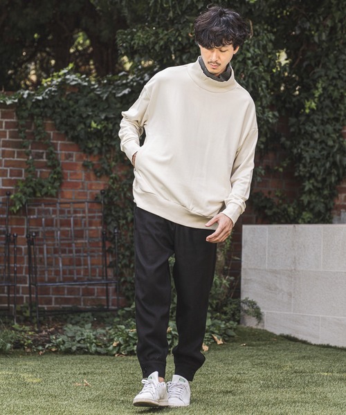 CAMBIO（カンビオ）の「mp8370-Hem Cuffs Melton Easy Pants パンツ（その他パンツ・メンズ・ブラウン/ブラック/チャコール・S/M/L）」の6枚目の写真