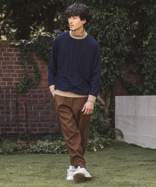 CAMBIO（カンビオ）の「mp8370-Hem Cuffs Melton Easy Pants パンツ（その他パンツ・メンズ・ブラウン/ブラック/チャコール・S/M/L）」の10枚目の写真