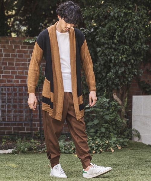 CAMBIO（カンビオ）の「mp8370-Hem Cuffs Melton Easy Pants パンツ（その他パンツ・メンズ・ブラウン/ブラック/チャコール・S/M/L）」の12枚目の写真