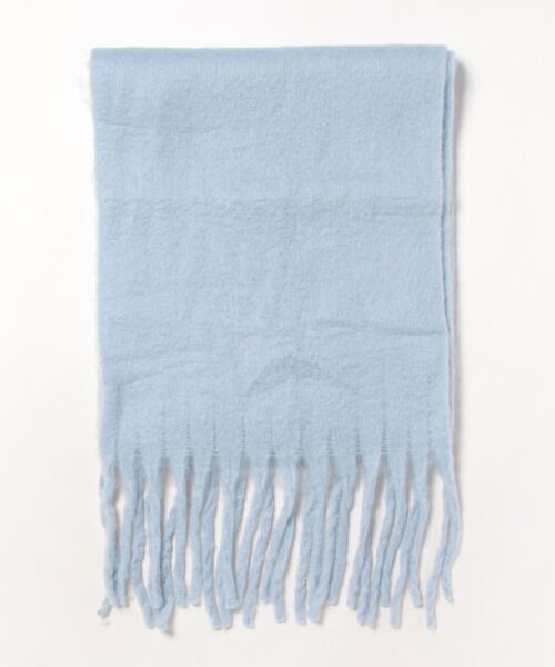 Mayree（メイリー）の「【urge select】ボリューム フリンジ マフラー（マフラー・レディース・ブラック/ベージュ/パープル/ブラウン/オリーブ/ブルー/アイボリー/ミント/モカ/ピンクベージュ/グレイッシュベージュ/ライトブルー/オフホワイト/ピンク/グリーン/その他1/その他2/その他3/レッド/その他5/ベビーピンク/その他6/その他7/その他9/その他10/その他11/その他12/その他13/その他4/その他15/ロイヤルブルー/ライトベージュ/その他16/その他8/グレー/その他14/コーラルピンク・FREE）」の13枚目の写真