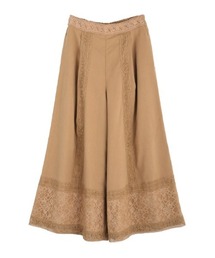 axes femme | レースラインフレアパンツ(その他パンツ)