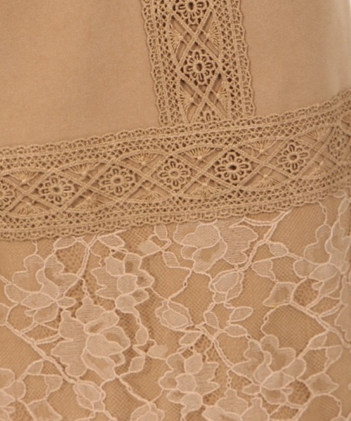 axes femme（アクシーズファム）の「レースラインフレアパンツ（その他パンツ・レディース・グリーン系その他/ブラック/その他・MEDIUM）」の12枚目の写真