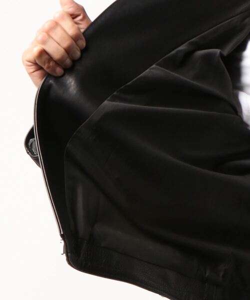 Kurowear Jacket KURO(クロ)の「【Bs】【it】【KURO(クロ)】W RIDERS JACKET(ライダースジャケット)」 - WEAR