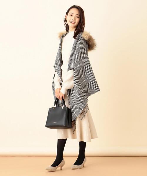 ANY SIS(エニィスィス)の「【洗える】マーメイドニット スカート(スカート・レディース・ダークブラウン系/アイボリー系/ダークグリーン系・4)」の4枚目の写真