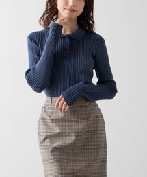 WEGO | WEGO/襟付きリブニット(ニット/セーター)