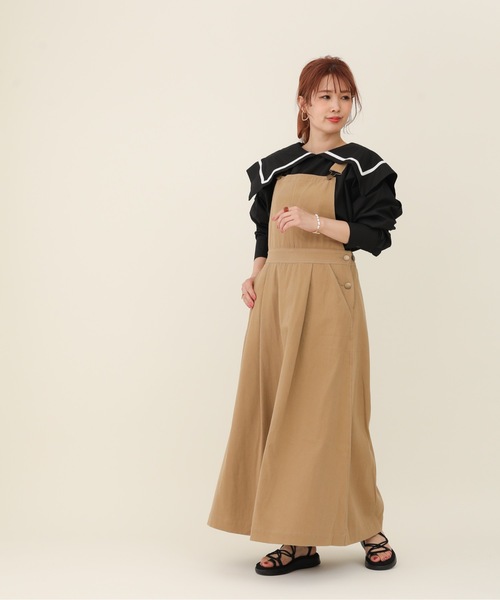 sakishimatokyo（サキシマトーキョー）の「【ZOZO限定】サキシマamp「シンプルセーラーカラーシャツ/ビックカラーデザインボリューム袖ブラウス」（シャツ/ブラウス・レディース・ホワイト/ブラック・FREE）」の20枚目の写真