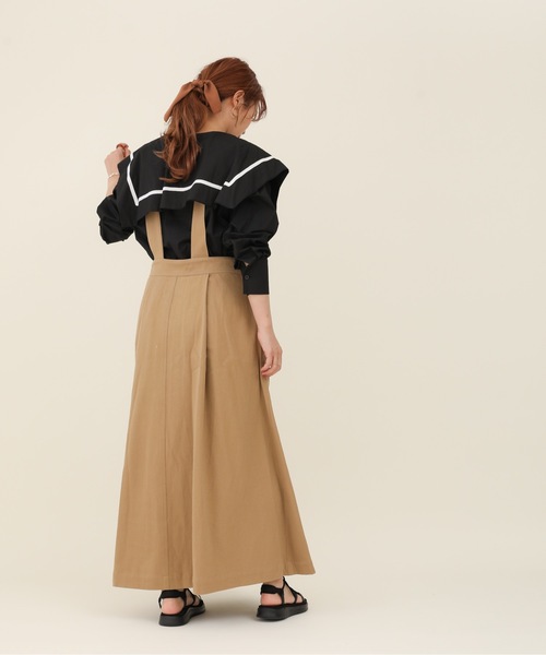 sakishimatokyo（サキシマトーキョー）の「【ZOZO限定】サキシマamp「シンプルセーラーカラーシャツ/ビックカラーデザインボリューム袖ブラウス」（シャツ/ブラウス・レディース・ホワイト/ブラック・FREE）」の21枚目の写真