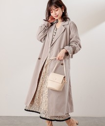 natural couture | 【WEB限定カラー有り】キャンディースリーブロングトレンチコート(トレンチコート)