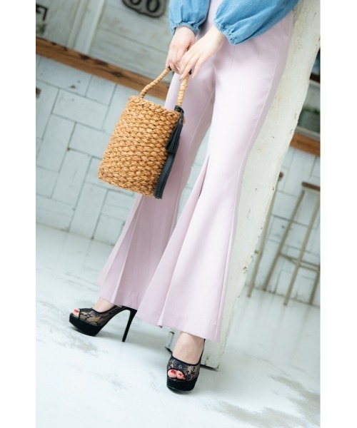 21ss新作 R E R E R E アールアンドイー のファッション 21ss新作 シューズ レースオープントゥ美脚パンプス パンプス アウトレット 格安店舗