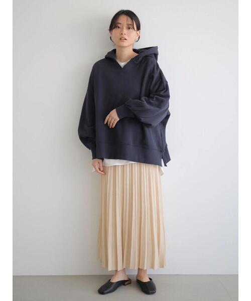 AMERICAN HOLIC（アメリカンホリック）の「プリーツニットスカート　＊●（スカート・レディース・ライトグレー/ブラック/アイボリー・MEDIUM/LARGE）」の14枚目の写真