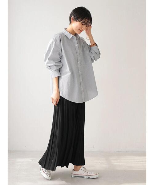 AMERICAN HOLIC（アメリカンホリック）の「プリーツニットスカート　＊●（スカート・レディース・ライトグレー/ブラック/アイボリー・MEDIUM/LARGE）」の17枚目の写真