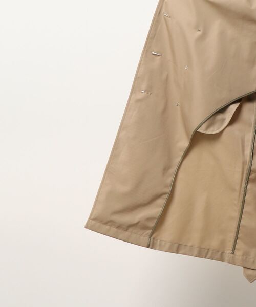 N.O.R.C by the line（ノークバイザライン）の「ロングトレンチコート（トレンチコート・レディース・ベージュ/ピンク/アイボリー・S/M/L/XS）」の13枚目の写真