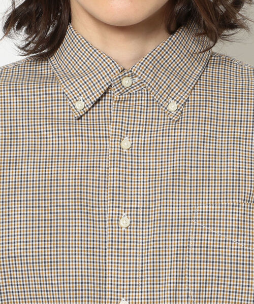 KATO`(カトー)の「KATO'/カトー ミニチェックBDシャツ(シャツ/ブラウス・メンズ・イエロー/ブルー・MEDIUM/SMALL/X-LARGE/LARGE)」の5枚目の写真