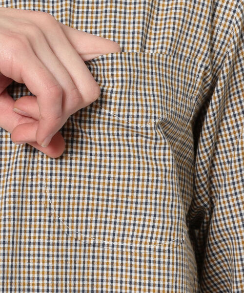 KATO`(カトー)の「KATO'/カトー ミニチェックBDシャツ(シャツ/ブラウス・メンズ・イエロー/ブルー・MEDIUM/SMALL/X-LARGE/LARGE)」の8枚目の写真