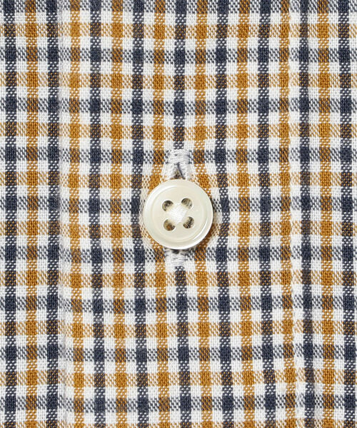 KATO`(カトー)の「KATO'/カトー ミニチェックBDシャツ(シャツ/ブラウス・メンズ・イエロー/ブルー・MEDIUM/SMALL/X-LARGE/LARGE)」の9枚目の写真