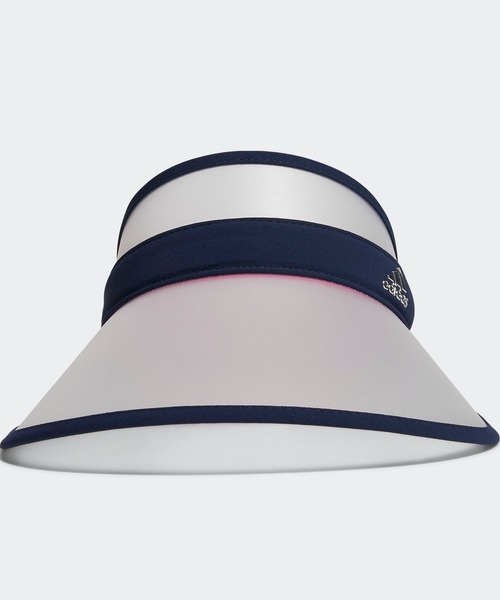 adidas(アディダス)の「ウィメンズ UVクリップバイザー【adidas Golf/アディダスゴルフ】 / UV Clip Visor(サンバイザー・レディース・ブラック×ブラック/ホワイト×シルバー/ネイビー×ホワイト・MEDIUM)」の1枚目の写真