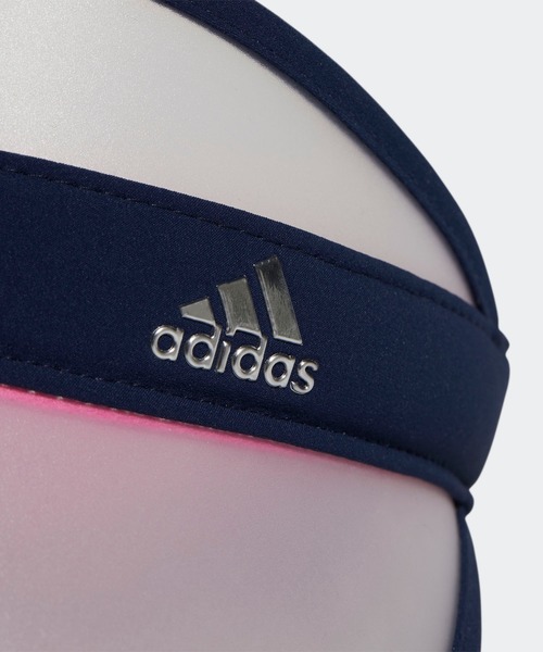 adidas(アディダス)の「ウィメンズ UVクリップバイザー【adidas Golf/アディダスゴルフ】 / UV Clip Visor(サンバイザー・レディース・ブラック×ブラック/ホワイト×シルバー/ネイビー×ホワイト・MEDIUM)」の7枚目の写真