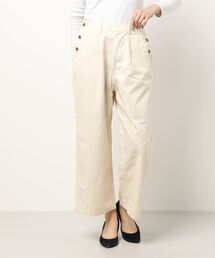 Samansa Mos2 | 脇釦ワイドストレートパンツ(その他パンツ)