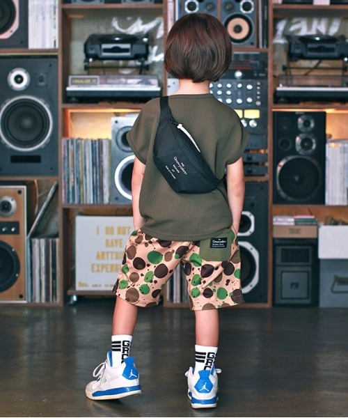 GROOVY COLORS（グルービーカラーズ）の「総柄プリント イージーショートパンツ（その他パンツ・キッズ・カーキ/ベージュ・90/110/100/120）」の6枚目の写真