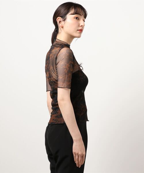 bonjour records(ボンジュールレコーズ)の「【Carne Bollente】MESH OF DESIRE WOMEN Tシャツ(Tシャツ/カットソー・レディース・マルチ・S/M)」の5枚目の写真