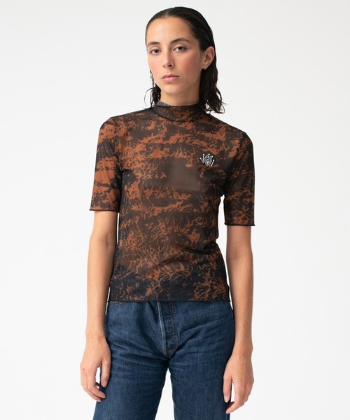 bonjour records(ボンジュールレコーズ)の「【Carne Bollente】MESH OF DESIRE WOMEN Tシャツ(Tシャツ/カットソー・レディース・マルチ・S/M)」の4枚目の写真