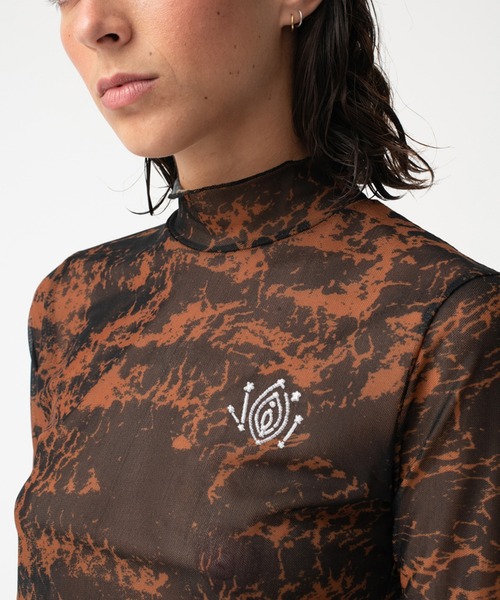 bonjour records(ボンジュールレコーズ)の「【Carne Bollente】MESH OF DESIRE WOMEN Tシャツ(Tシャツ/カットソー・レディース・マルチ・S/M)」の3枚目の写真