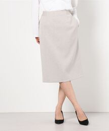 SUIT SELECT（スーツセレクト）の「【洗えるリネン調素材】膝下タイトスカート（スカート）」