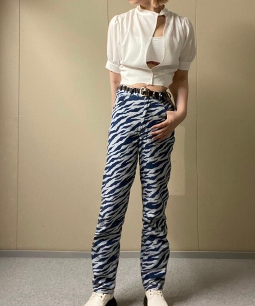 WEGO（ウィゴー）の「WEGO/フロントオープンデザインブラウス（シャツ/ブラウス・レディース・ブラック/ホワイト・FREE）」の21枚目の写真