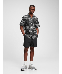 GAP | ボタンフロント  プリントシャツ(シャツ/ブラウス)