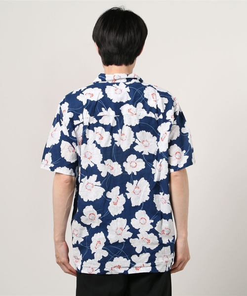 GAP（ギャップ）の「ボタンフロント  プリントシャツ（シャツ/ブラウス・メンズ・ネイビー/ブラック・S/M/XL/XS/L）」の5枚目の写真