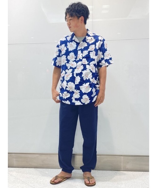 GAP（ギャップ）の「ボタンフロント  プリントシャツ（シャツ/ブラウス・メンズ・ネイビー/ブラック・S/M/XL/XS/L）」の7枚目の写真