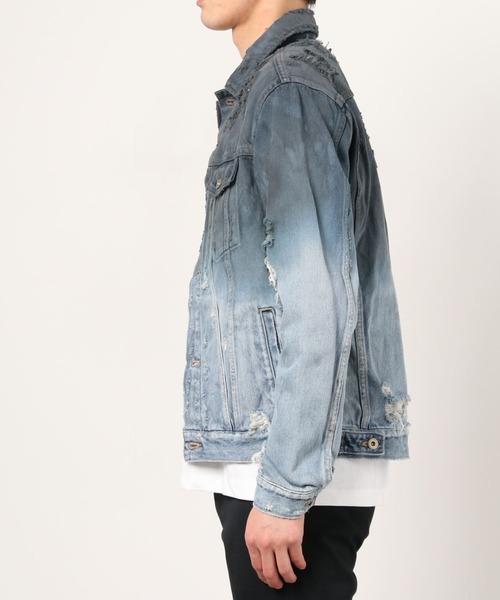 SLAVE OF FASION/スレイブオブファッション/Gradation DenimJacket 