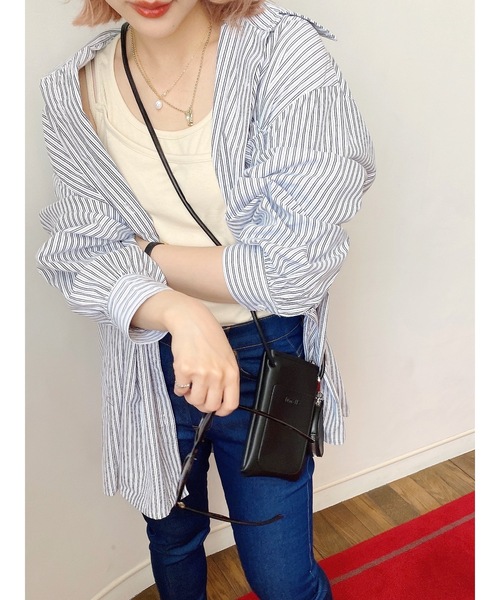 jumelle（ジュメロ）の「リブタンクトップ（タンクトップ・レディース・ベージュ/モカ・FREE）」の10枚目の写真