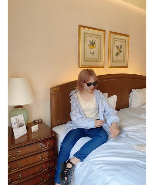 jumelle（ジュメロ）の「リブタンクトップ（タンクトップ・レディース・ベージュ/モカ・FREE）」の14枚目の写真