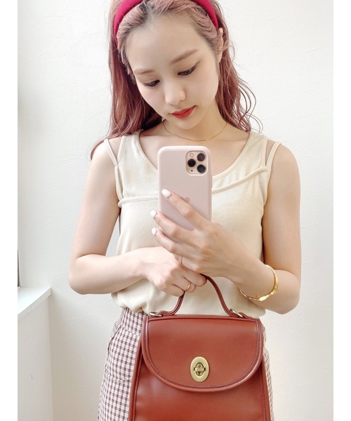 jumelle（ジュメロ）の「リブタンクトップ（タンクトップ・レディース・ベージュ/モカ・FREE）」の16枚目の写真