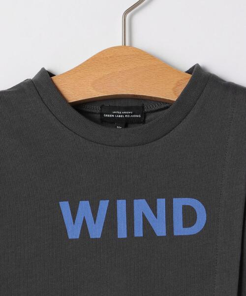 green label relaxing(グリーンレーベルリラクシング)の「【キッズ】TJ アシンメトリー 切り替え TEE Ⅱ(Tシャツ/カットソー・キッズ・ダークグレー/オフホワイト/コバルトブルー・105/115/135/125)」の6枚目の写真