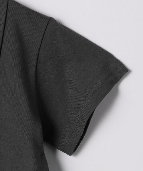 green label relaxing(グリーンレーベルリラクシング)の「【キッズ】TJ アシンメトリー 切り替え TEE Ⅱ(Tシャツ/カットソー・キッズ・ダークグレー/オフホワイト/コバルトブルー・105/115/135/125)」の7枚目の写真