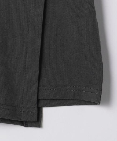 green label relaxing(グリーンレーベルリラクシング)の「【キッズ】TJ アシンメトリー 切り替え TEE Ⅱ(Tシャツ/カットソー・キッズ・ダークグレー/オフホワイト/コバルトブルー・105/115/135/125)」の8枚目の写真