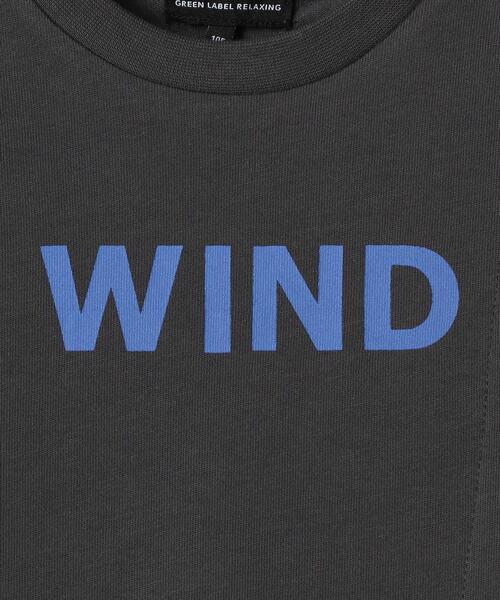 green label relaxing(グリーンレーベルリラクシング)の「【キッズ】TJ アシンメトリー 切り替え TEE Ⅱ(Tシャツ/カットソー・キッズ・ダークグレー/オフホワイト/コバルトブルー・105/115/135/125)」の9枚目の写真