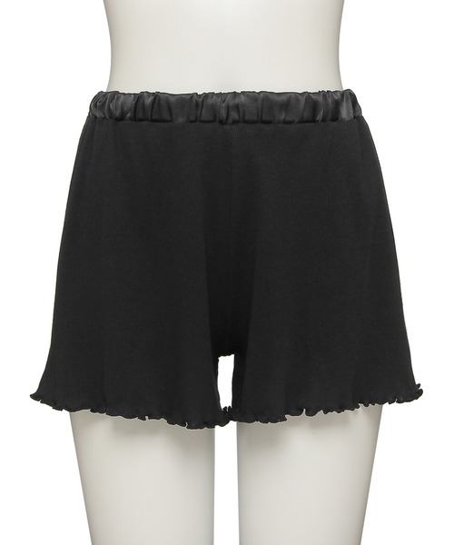 Chut！ INTIMATES（シュットインティメイツ）の「【ベイカー恵利沙コラボ】フレアパンツ (C347)（ルームウェア/パジャマ・レディース・ライトグレー/ブラック・M/L）」の2枚目の写真