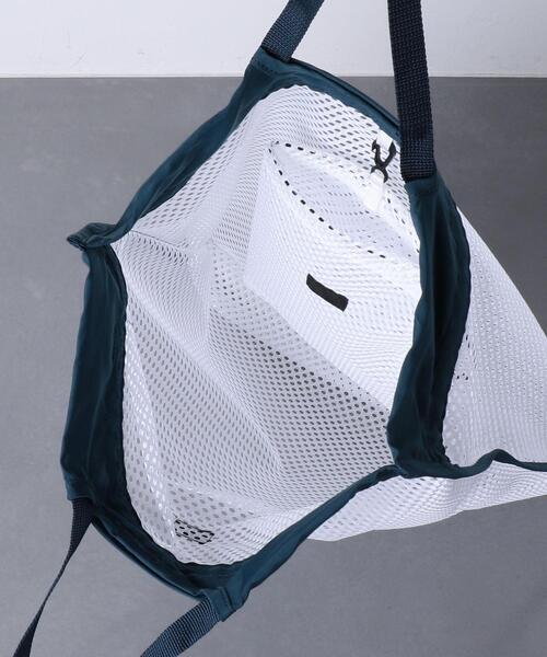 STANDARD SUPPLY（スタンダードサプライ）の「【別注】＜STANDARD SUPPLY（スタンダードサプライ）＞FINTOTE（トートバッグ・メンズ・ブラック/ネイビー/イエロー・FREE）」の6枚目の写真