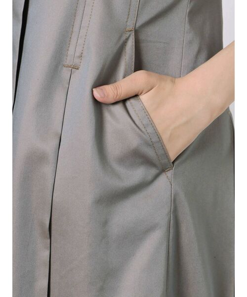 MERCURYDUO（マーキュリーデュオ）の「シャンブレーフレアジャンスカ（ワンピース・レディース・ベージュ/カーキ・SMALL/MEDIUM）」の11枚目の写真