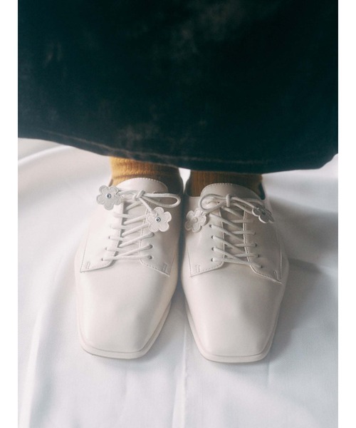 merry jenny（メリージェニー）の「flower lace upダンスシューズ（その他シューズ・レディース・ブラック/アイボリー・MEDIUM/LARGE）」の17枚目の写真