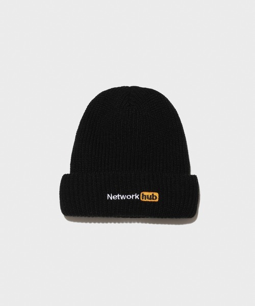 LEGENDA（レジェンダ）の「Network hub Knit Cap ‐  ＊（ニットキャップ/ビーニー・レディース・ブラック/グレー/オレンジ・FREE）」の10枚目の写真